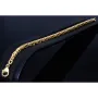 Massives Königsarmband aus Gold (585er 14k Gold), ca. 3,3 mm Breite, ca. 23cm lang, ca. 16,6g - Made in Germany