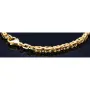 Massives Königsarmband aus Gold (585er 14k Gold), ca. 3,3 mm Breite, ca. 23cm lang, ca. 16,6g - Made in Germany