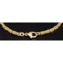 Massives Königsarmband aus Gold (585er 14k Gold), ca. 3 mm Breite, ca. 22cm lang, ca. 11,6g - Made in Germany mit FBM Stempel