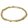 Bling - Königsarmband mit glitzernden Zirkonia Steinen aus 585er Gelbgold (14 Karat) in 21 cm Länge