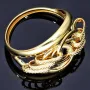 Wunderschöner, filigran, verzierter Designer - Ring in 585 14K Gold 55RG