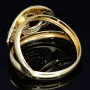 prunkvoller Ring für Damen in hochwertigem 585 14K Gelbgold in Ringgröße ca. 56