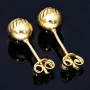 feine Ohrstecker mit filigranem Muster in 585er 14K Gold