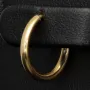 Mini - Creolen in klassischem Design aus hochwertigem 585er 14K Gelbgold