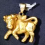 Sternzeichen Stier - Anhänger in massivem 585 / 14K Gold
