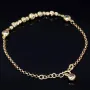 Funkelndes Kugelarmband aus 585 14K Gold in (ca. 20,0 cm Länge)