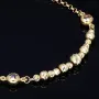 Funkelndes Kugelarmband aus 585 14K Gold in (ca. 20,0 cm Länge)