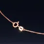 Feine Venezianerkette aus edlem 375 (9k) Rotgold (ca. 45 cm Länge)