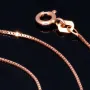 Feine Venezianerkette aus edlem 375 (9k) Rotgold (ca. 45 cm Länge)