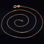 Feine Venezianerkette aus edlem 375 (9k) Rotgold (ca. 45 cm Länge)