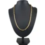 Voll massive Königskette aus hochwertigem 585er Gold (14 Karat) in 60 cm Länge; ca. 4mm breit - Made in Germany