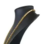 Voll massive Königskette aus hochwertigem 585er Gold (14 Karat) in 60 cm Länge; ca. 4mm breit - Made in Germany