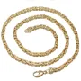 Voll massive Königskette aus hochwertigem 585er Gold (14 Karat) in 60 cm Länge; ca. 4mm breit - Made in Germany