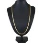 XL massive Königskette aus hochwertigem 585er Gold (14 Karat) in 65 cm Länge; ca. 4mm breit (ca. 68,1g) - Made in Germany