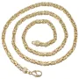 XL massive Königskette aus hochwertigem 585er Gold (14 Karat) in 65 cm Länge; ca. 4mm breit (ca. 68,1g) - Made in Germany