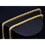 XL massive Königskette aus hochwertigem 585er Gold (14 Karat) in 65 cm Länge; ca. 4mm breit (ca. 68,1g) - Made in Germany