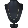 Filigran gearbeitete, massive Königskette aus hochwertigem 14K Gold (585) in 60 cm Länge; ca. 2mm breit (ca. 14,1g) - Made in Germany mit FBM Stempel