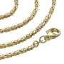 Filigran gearbeitete, massive Königskette aus hochwertigem 14K Gold (585) in 60 cm Länge; ca. 2mm breit (ca. 14,1g) - Made in Germany mit FBM Stempel