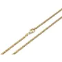 Filigran gearbeitete, massive Königskette aus hochwertigem 14K Gold (585) in 60 cm Länge; ca. 2mm breit (ca. 14,1g) - Made in Germany mit FBM Stempel