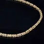Königskette aus edlem, hochwertigem 585er Gelbgold (14k)- 65cm lang, 3,5 mm breit