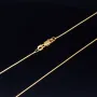 Edles Schmuckset bestehend aus einer Halskette und einem Kreuz in hochwertigem 14K / 585 Gelbgold mit Zirkonia verziert