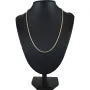 Funkelnde Kordelkette für Damen in ca. 55 cm Länge aus hochwertigem 585er Gold 14k
