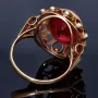 Sehr schöner Vintage Damenring aus 585 14K Gelbgold mit einem eingefassten Zirkonia- Größe 55 - 56