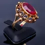 Sehr schöner Vintage Damenring aus 585 14K Gelbgold mit einem eingefassten Zirkonia- Größe 55 - 56