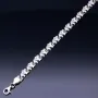 Enganliegendes, elegantes Damencollier aus 585er (14k) Weißgold in verspieltem Elefanten - Design (ca. 40cm Länge)