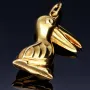 Vogel - Anhänger aus hochwertigem 14k (585er) Gelbgold