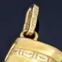 Edler Nofretete - Anhänger in 333er 8K Gelbgold