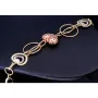 Funkelndes Tricolor Herz - Armband aus Tricolor 585 14K Gelb- , Weiß- und Roségold