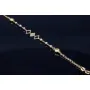 Längenverstellbares. trendiges Tricolor Armband in edlem 585 / 14K Gold (verstellbare Länge zwischen ca. 17,6 - 19,2 cm)