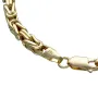 Nobles Königsarmband aus edlem Gelbgold (585er 14k Gold), 4mm breit, 20,5cm lang