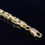 Prunkvolles Königsarmband in 585 14k Gold (ca. 3,5mm, 23cm)