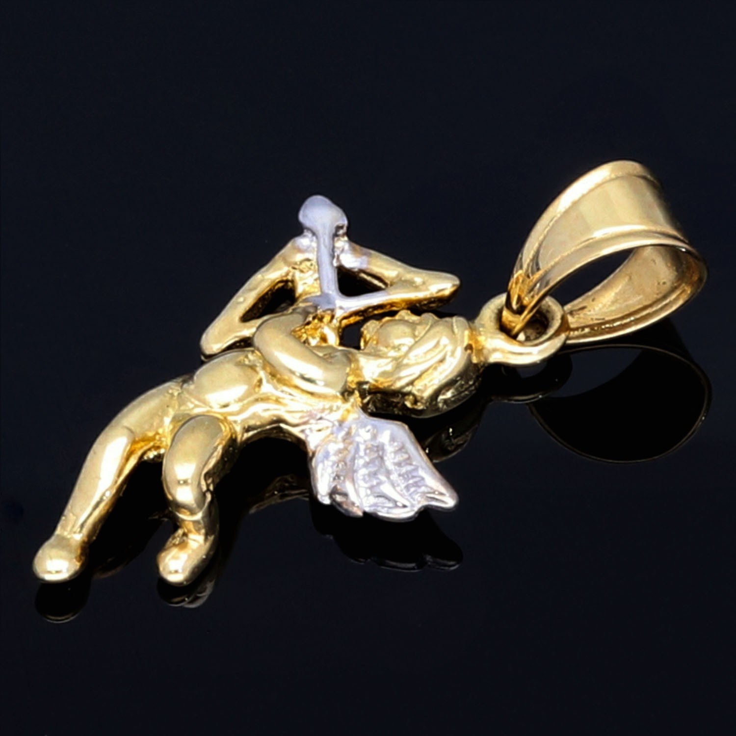 Amor sensburg-aurum - 14k Gold (bicolor) aus (585er) Anhänger - Engel -