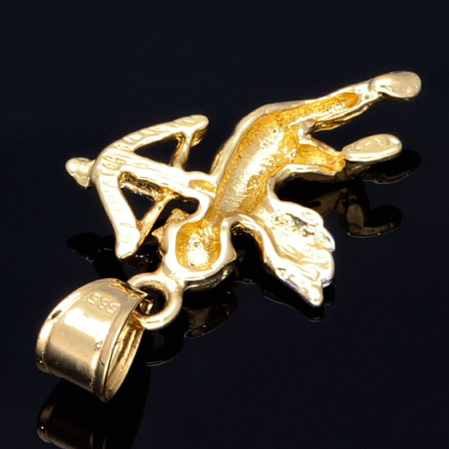 Amor - Engel - Anhänger aus 14k (585er) Gold (bicolor) - sensburg-aurum