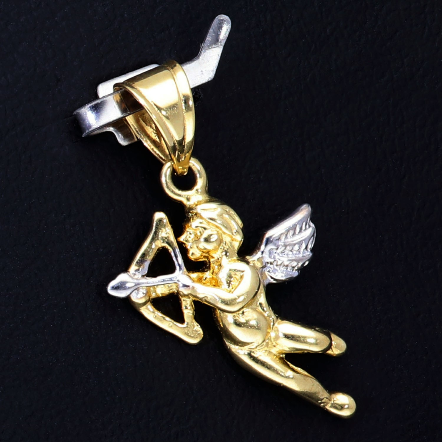 - (bicolor) 14k (585er) - aus Anhänger - Amor sensburg-aurum Engel Gold