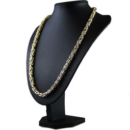 Dicke Königskette aus echtem 585er Gold (14 K)  (ca. 53,5g, 65cm, 6mm)