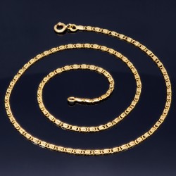 Exquisite, kurze Goldkette für Damen in ca. 41 cm Länge aus hochwertigem 750 / 18K Gold
