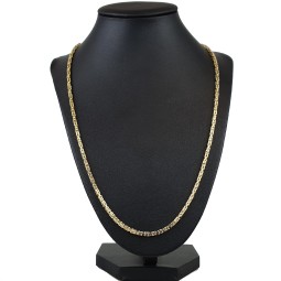 Massive, erstklassige-Königskette aus 14K Gold (585) in 60 cm Länge; ca. 2,5mm breit - Made in Germany mit FBM Stempel
