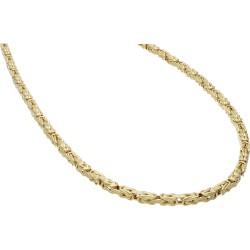 Königskette aus 585er Gelbgold (14k)- 65cm lang, 4 mm breit, ca. 25g