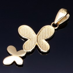 Butterfly - Schmetterling - Anhänger aus hochwertigem 585 / 14K Gold