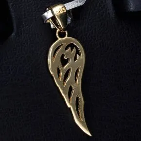 Flügel aus Gold - Engelsflügel - Anhänger aus Gelbgold 14k (585)