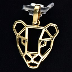 Panther - Anhänger aus hochwertigem 585er 14K Gelbgold