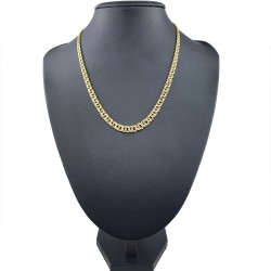 Exquisites Collier für Damen in modernem Design in hochwertigem 585 (14k) Gold ca. 45 cm Länge