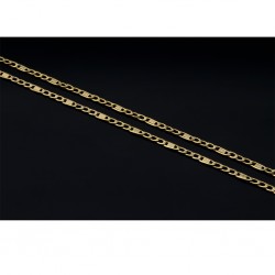 Funkelnde Goldkette 585 14k (55 cm lang, 2 mm breit)