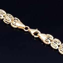 Collier für Damen in modernem Design in hochwertigem 585 (14k) Gold ca. 50 cm Länge