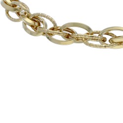 leichtes Damenarmband aus 14K-Gold 585er in 19 cm Länge