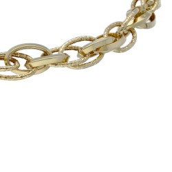 leichtes Damenarmband aus 14K-Gold 585er in 19 cm Länge